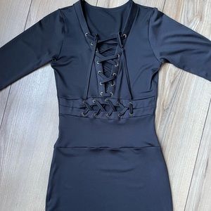 🇨🇴Pitbull Stunning Colombian Black Sexy Dress Size M